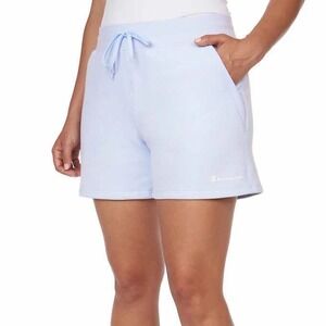 Champion Ladies' French Terry Sueded Short Blue size Large New w Tags!